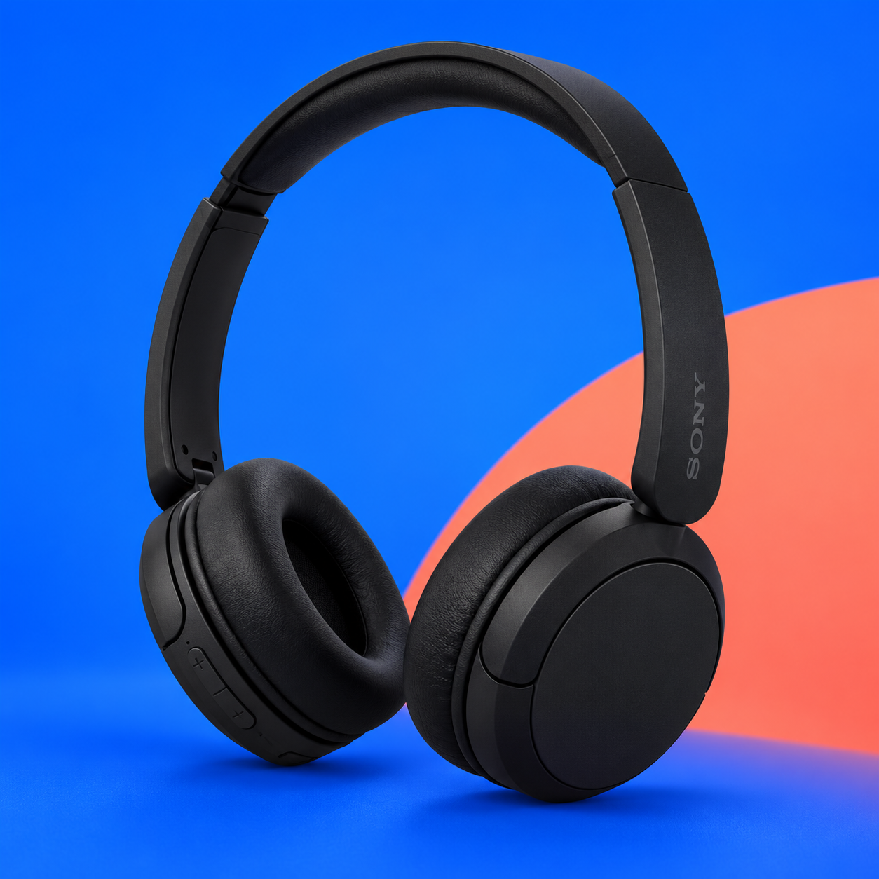 Ilustração gerada por IA de Sony WH-CH520 preto