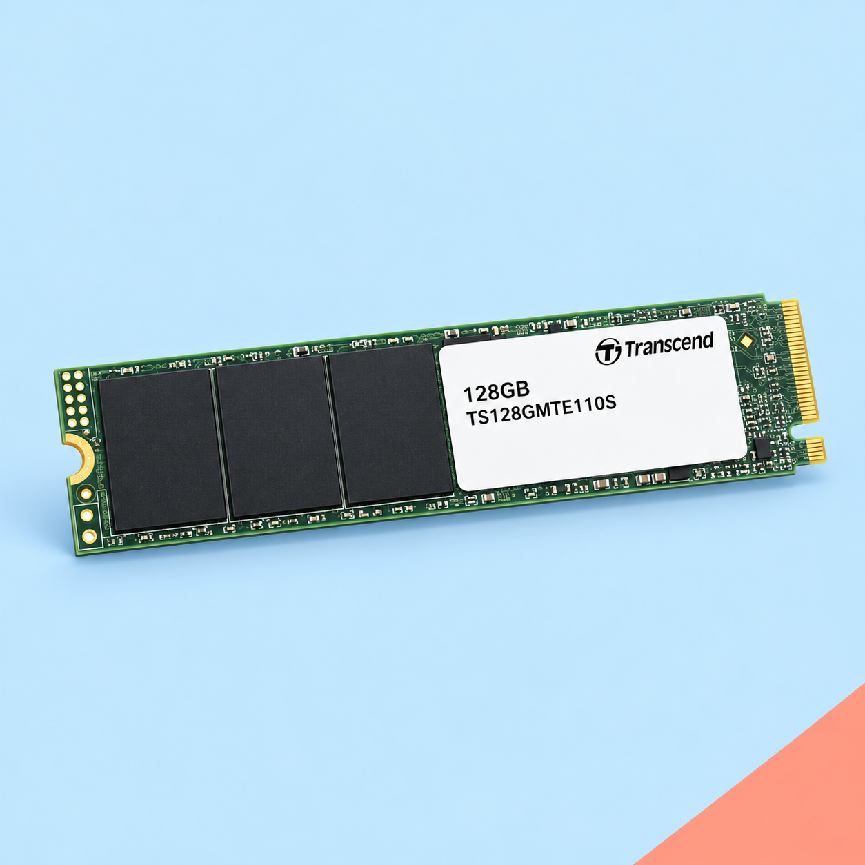 Ilustração gerada por IA de Transcend MTE110S 128 GB