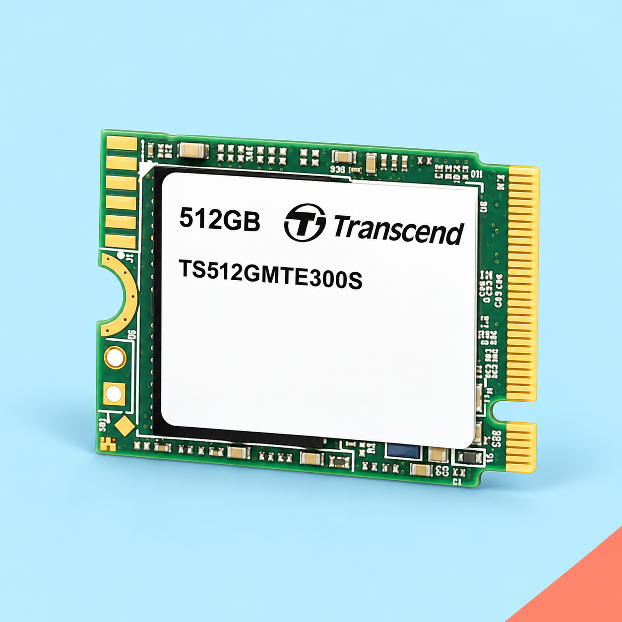 Ilustração gerada por IA de Transcend MTE300S 512 GB