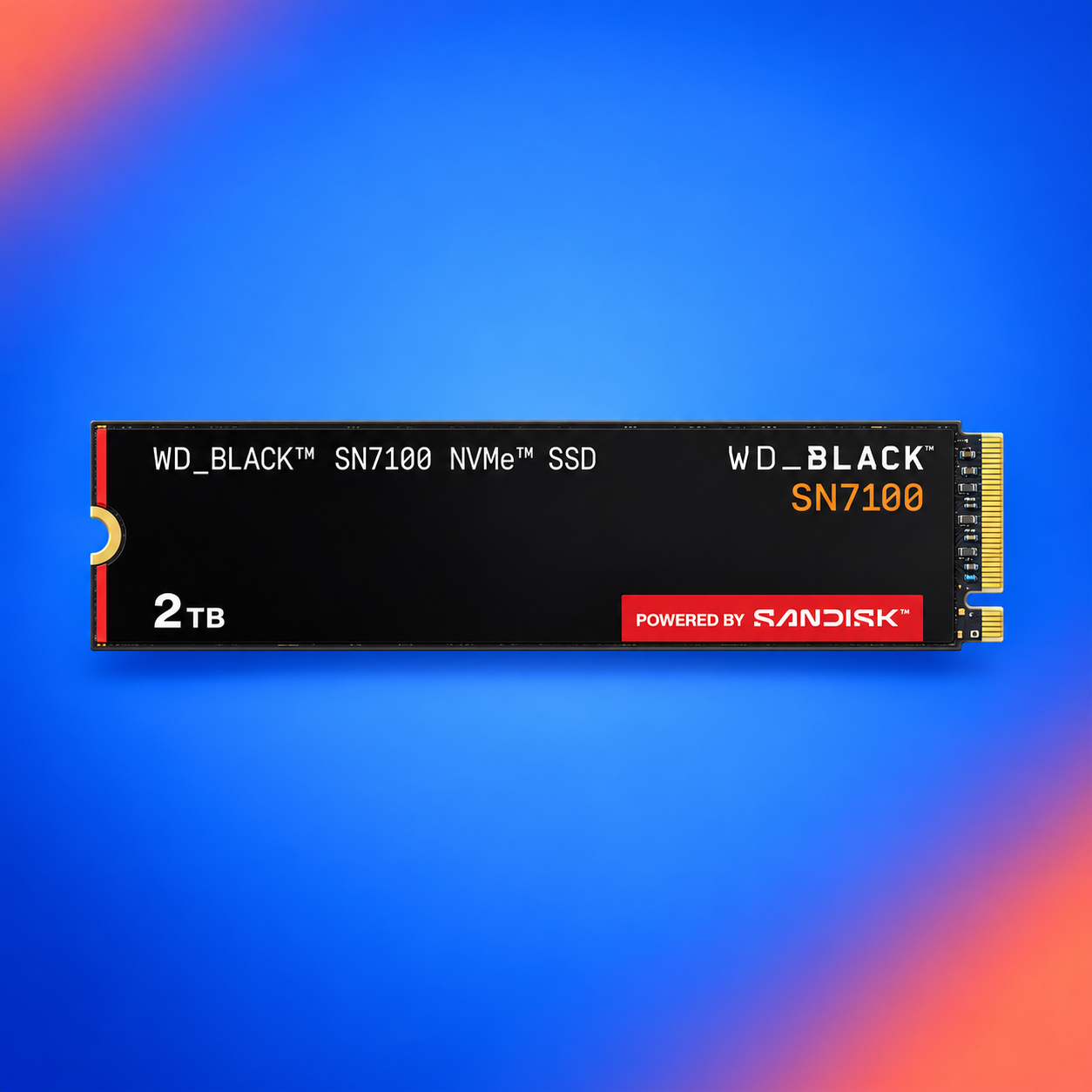 Ilustração gerada por IA de WD_BLACK SN7100 2 TB