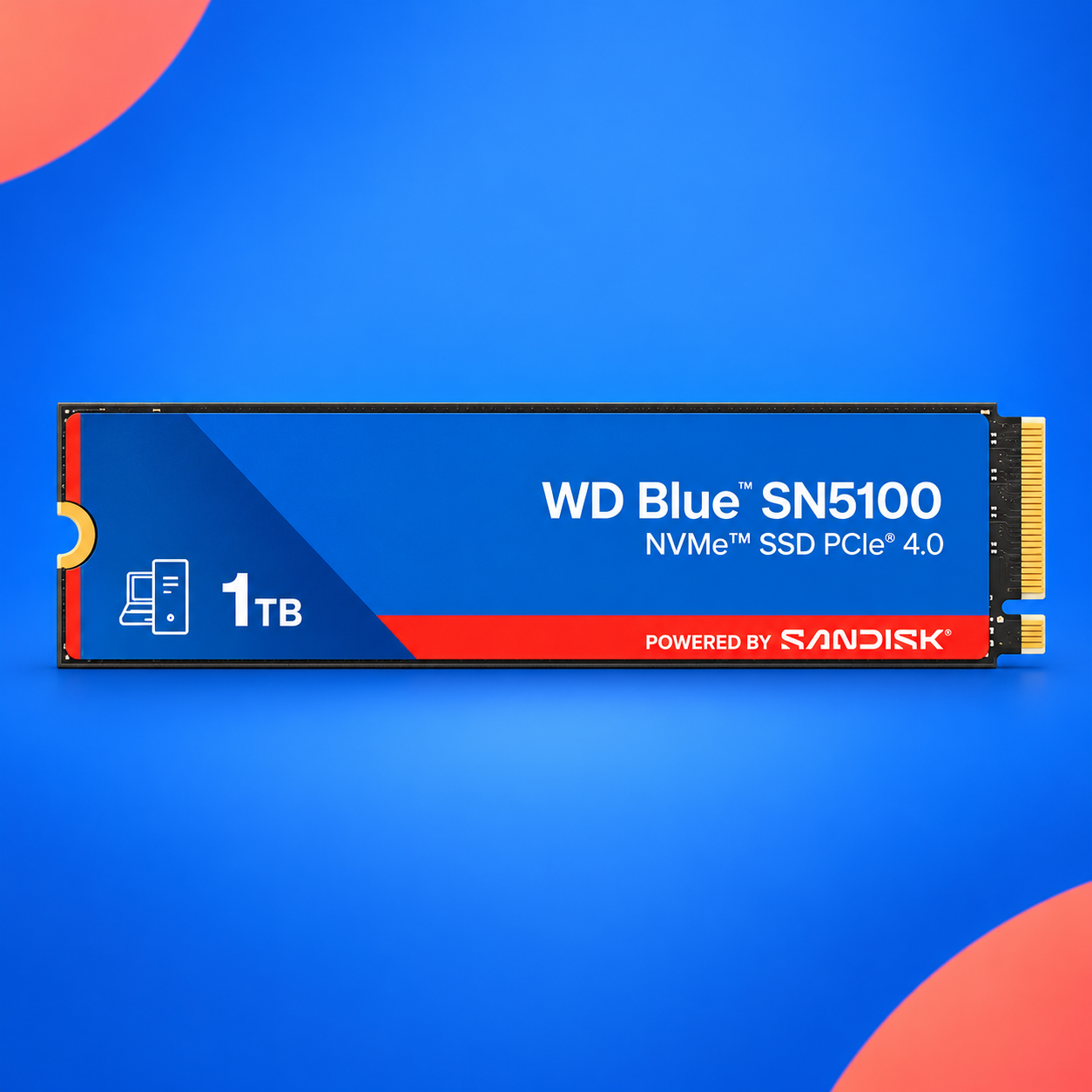 Ilustração gerada por IA de WD Blue SN5100 1 TB