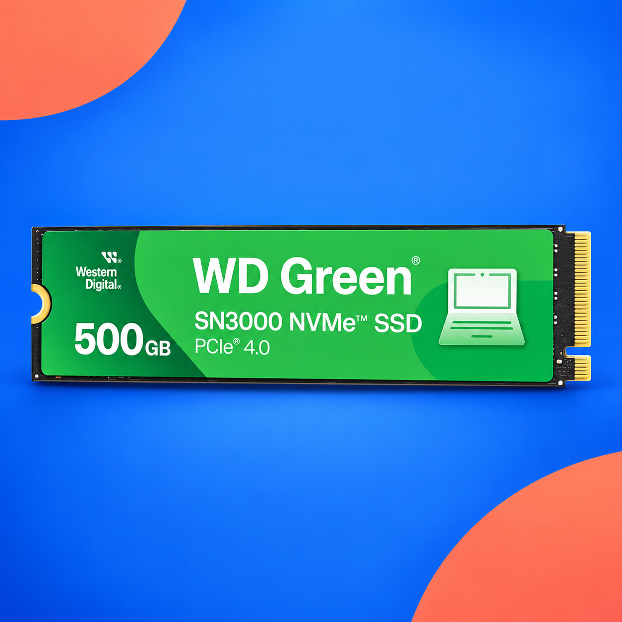 Ilustração gerada por IA de WD Green SN3000 500 GB